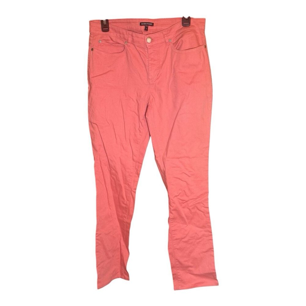 Eileen Fisher Straight Leg Pants Salmon Pink 6